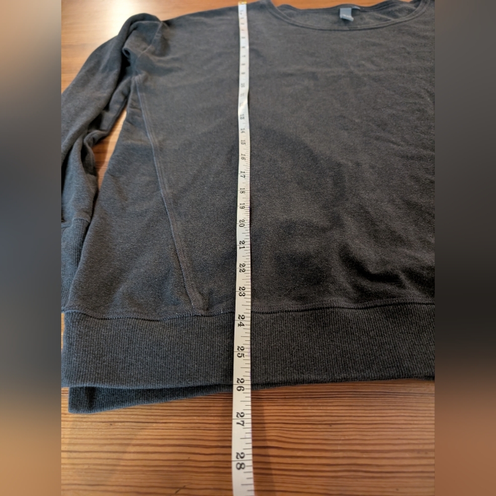 Sweaty Betty Luxe Simhasana Sweatshirt Black Marl Size Large - Picture 8 of 14
